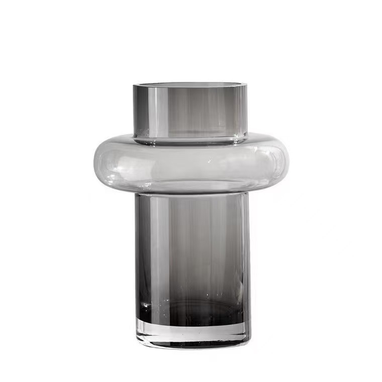 创意简约ins风高颜值玻璃花瓶透明插花器干鲜花水培瓶子